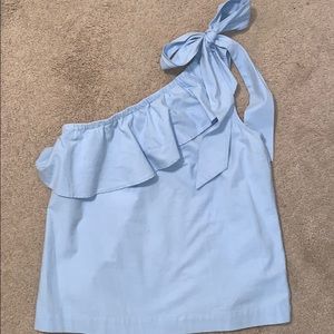 Vineyard Vines Chambray Top with Bow